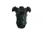 Vaso de vidro estilo murano verde veneza decorativo