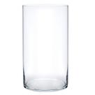 Vaso de vidro Flower Royal Imports, cilindro de 30 cm de altura