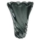 Vaso De Vidro Fumê 22x22x29cm