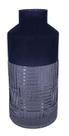 VASO DE VIDRO FUME COM PRETO 27xm