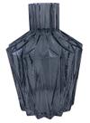 VASO DE VIDRO FUME GEOMETRICO 18cm