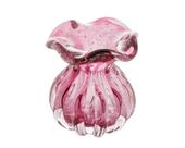 Vaso de Vidro Italy 10 x 11 cm Pink Lyor