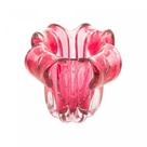 Vaso de Vidro Italy Rosa 15x16cm 29210 - Wolff