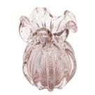 Vaso de Vidro Italy Rosa Claro e Dourado 4389 Lyor