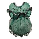 Vaso de Vidro Italy Verde Esmeralda 13cm x 17cm - Wolff