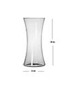 Vaso de Vidro Julieta (Silhueta) Transparente para Decoração, Arranjos Florais Tam. 30 cm Vaso de Vidro Julieta (Silhueta) Transparente para Decoração, Arranjos Florais Tam. 30 cm