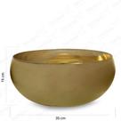Vaso de Vidro Margot Grande Espelhado Champagner 35x15