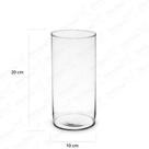 Vaso de Vidro para Decoração Tubo de Vidro 20x10