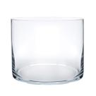 Vaso de vidro para flores Royal Imports, cilindro de 15 cm de altura, transparente
