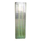 Vaso de Vidro Resistente Green com Listras Verdes 25x10,5cm 16197 Ribeiro e Pavani