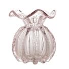 VASO DE VIDRO SODO-CALCICO ITALY ROSA CLARO 11,5x13cm