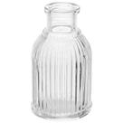 Vaso de vidro texturizado canelado Lines Lyor 5,5x5,5x9,5
