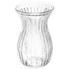 Vaso de vidro texturizado canelado Petúnia Lyor 9,5x14