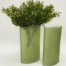 Vaso de Vidro Verde Fosco 19cm