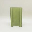 Vaso de Vidro Verde Fosco 27cm