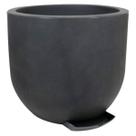 Vaso Decô Baixo (40X35) Antique Preto VASART