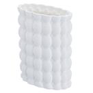 Vaso Decora Sala Moderno Planta Off-White Cerâmica Rafimex