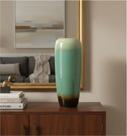 Vaso Decorativo 48cm Porcelana Pintado à Mão Artesanal para Sala Vaso Decorativo 48cm Porcelana Pintado à Mão Artesanal para Sala