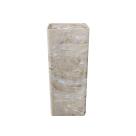 Vaso decorativo bege travertino 30cm Micromax Vaso decorativo bege travertino 30cm Micromax