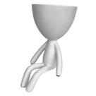 Vaso Decorativo BOB em poliresina - 18x9,5x11 cm