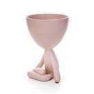 Vaso Decorativo Bob Robert Plant Rosa 14,5x11x10 cm M02 - D'Rossi