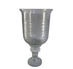 Vaso Decorativo c Base 37cm Lapidados Diagonais Formosa Vaso Decorativo c Base 37cm Lapidados Diagonais Formosa