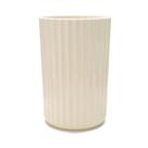 Vaso Decorativo Canelado Bege Un - Tasil Vaso Decorativo Canelado Bege Un - Tasil