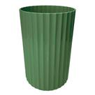 Vaso Decorativo Canelado Verde Militar Un - Tasil