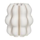 Vaso Decorativo Cerâmica 3D Branco 25cm 23d
