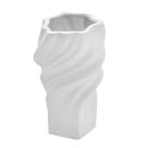 Vaso Decorativo Cerâmica Branco 27,5x15cm 222604