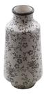 Vaso Decorativo Cerâmica Floral Rústico 34 X 18