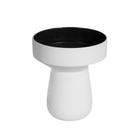 Vaso Decorativo Ceramica Minimalista Branco Decoração Luxo
