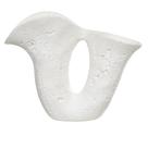 Vaso Decorativo Cerâmica Off White 22,5x30x13cm