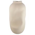 Vaso decorativo ceramica voluta i bege rustico 38,5cm