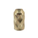 Vaso Decorativo de Chão Rústico Metal Dourado 35cm CR0172 BTC