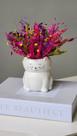 Vaso Decorativo de Flores Secas Infantil Linha Bichinhos