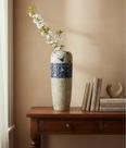 Vaso Decorativo de Porcelana Pintado à Mão para Sala 60cm Elegante