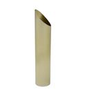 VASO DECORATIVO EM ACO INOX NA COR DOURADO - 31cm