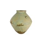 VASO DECORATIVO EM CERAMICA BEGE E MARROM - 22,5cm VASO DECORATIVO EM CERAMICA BEGE E MARROM - 22,5cm