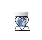 Vaso decorativo em ceramica com suporte 8x10cm