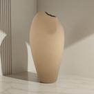 Vaso decorativo em ceramica marrom rustico essencia i 44cm