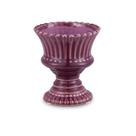 Vaso Decorativo em Formato de Taça Vinho Bordô