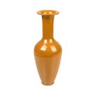 Vaso decorativo em metal castanho 24cm lucatti