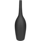 VASO DECORATIVO ENFEITE CASA APARADOR GARRAFA HOME&CO CERÂMICA 42x12x12cm MARROM