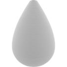 Vaso Decorativo Enfeite Casa Cerâmica 15x14x14cm Branco
