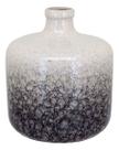 Vaso Decorativo Enfeite Casa Cerâmica 20x17x17cm Azul