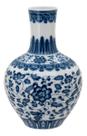 VASO DECORATIVO ENFEITE CASA CERÂMICA 22x14x14cm AZUL
