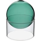 VASO DECORATIVO ENFEITE CASA ESFERA COM SUPORTE VIDRO 10x10x10cm VERDE VASO DECORATIVO ENFEITE CASA ESFERA COM SUPORTE VIDRO 10x10x10cm VERDE