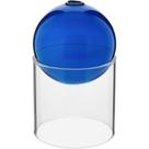 Vaso Decorativo Enfeite Casa Esfera Com Suporte Vidro 13x13x13cm Azul Vaso Decorativo Enfeite Casa Esfera Com Suporte Vidro 13x13x13cm Azul