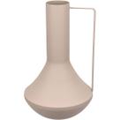 VASO DECORATIVO ENFEITE CASA GARRAFA HOME&CO METAL 35x21x21cm ROSA